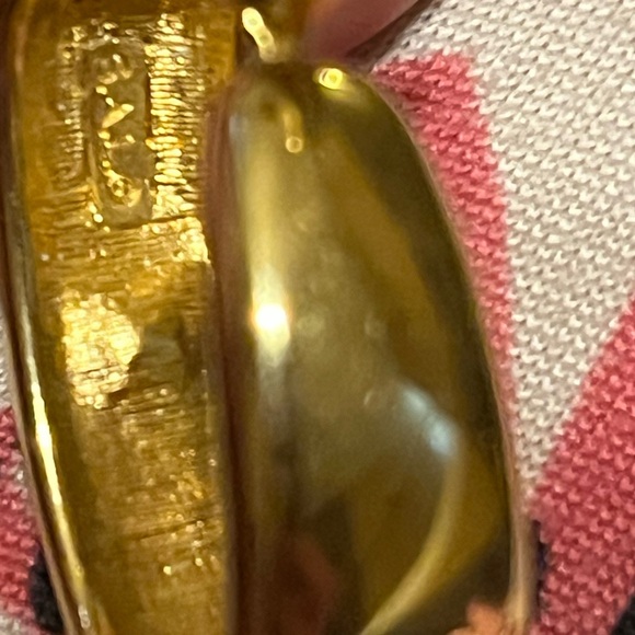 Vintage stunning Swarovski S.A.L. Signed gold and black earrings - Picture 2 of 6